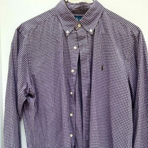 Ralph Lauren classic fit button down. Large. EUC!